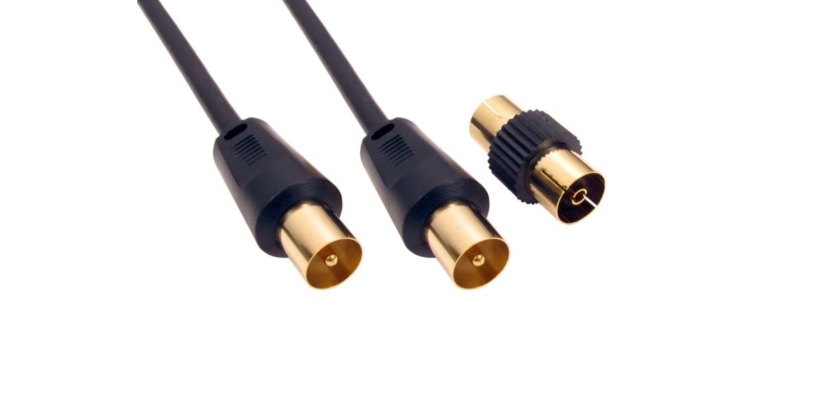 Product image for RS PRO TV Aerial Connector Male to Male