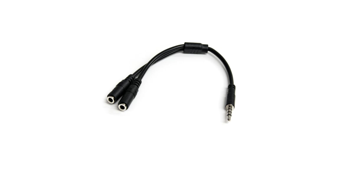 Product image for HEADPHONE AND MICROPHONE HEADSET ADAPTER