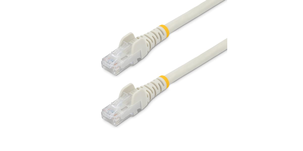 Product image for 1M CAT6 WHITE SNAGLESS GIGABIT RJ45 PATC