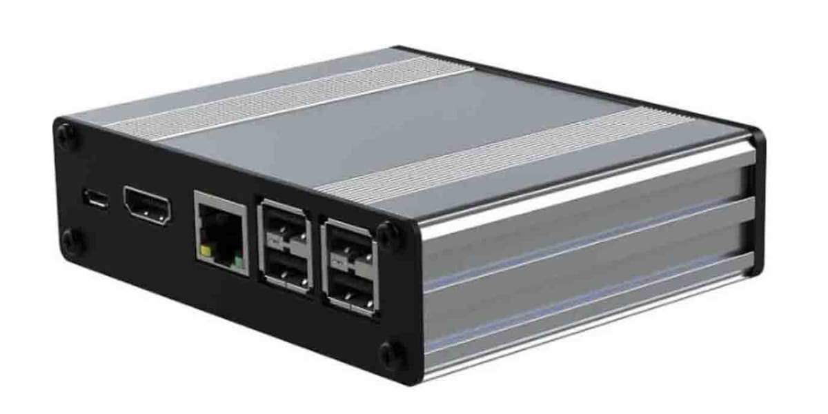 Product image for RS PRO Aluminium  Case for use with Raspberry Pi in Silver