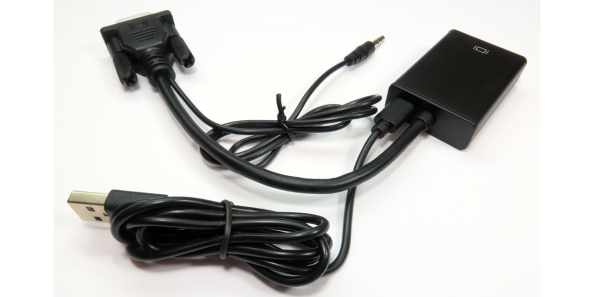 Product image for 15CM VGA M TO HDMI (DISPLAY) F+AUD&POWER