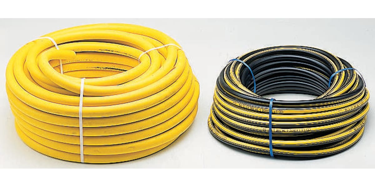 Product image for Flexible air hose,Yellow 30m L 25mm ID