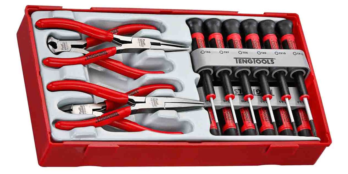 Product image for SCREWDRIVER AND PLIER SET 16 PIECES