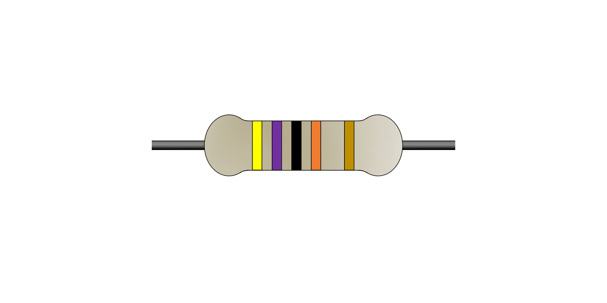 Product image for RESISTOR CARBON FILM 1/4W 5%  4K7