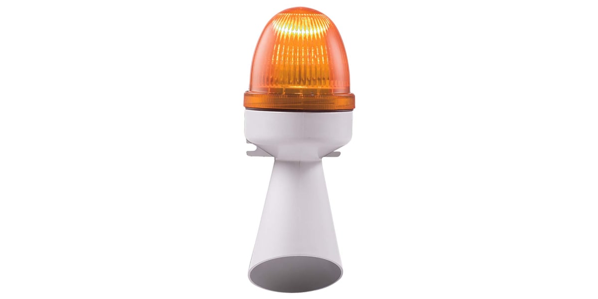 Product image for RS PRO Buzzer Beacon Amber LED, 24 V