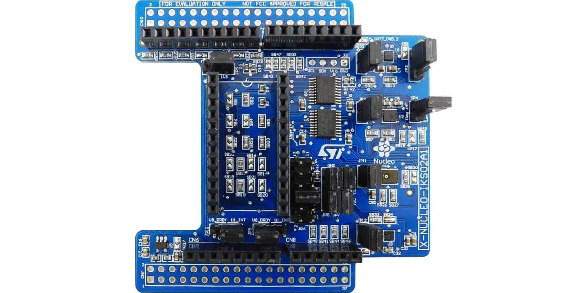 Product image for STMicroelectronics X-NUCLEO-IKS02A1, X-NUCLEO-IKS02A1 Expansion Board for X-NUCLEO-IKS02A1 for Arduino UNO R3
