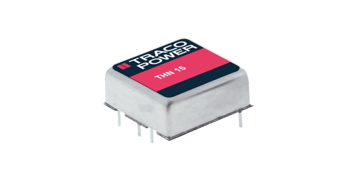 Product image for TRACOPOWER THN 15 15W DC-DC Converter Through Hole, Voltage in 18 → 36 V dc, Voltage out ±15V dc