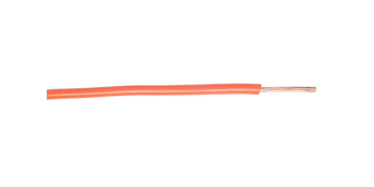 Product image for Orange, 1.5 mm² Hookup & Equipment Wire, 100m