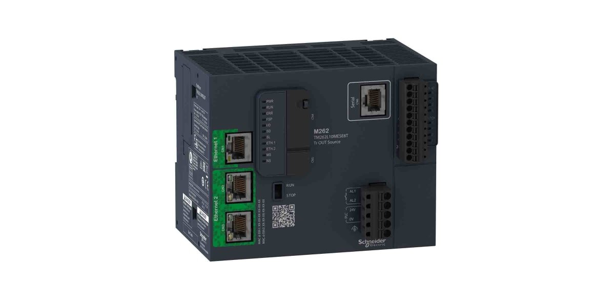 Product image for Schneider Electric Modicon M262 Logic Controller - 4 Inputs, 4 Outputs