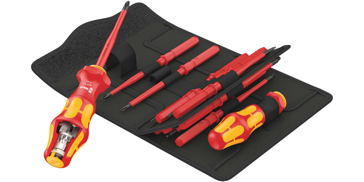 Product image for Wera Interchangeable Screwdriver Set 16 Piece