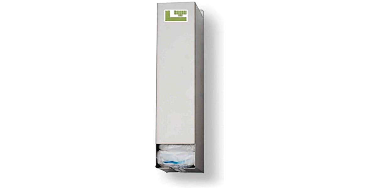 Product image for Louis Tellier Steel Grey Wall Mounting Gloves Dispenser Box, 104mm x 440mm x 124mm