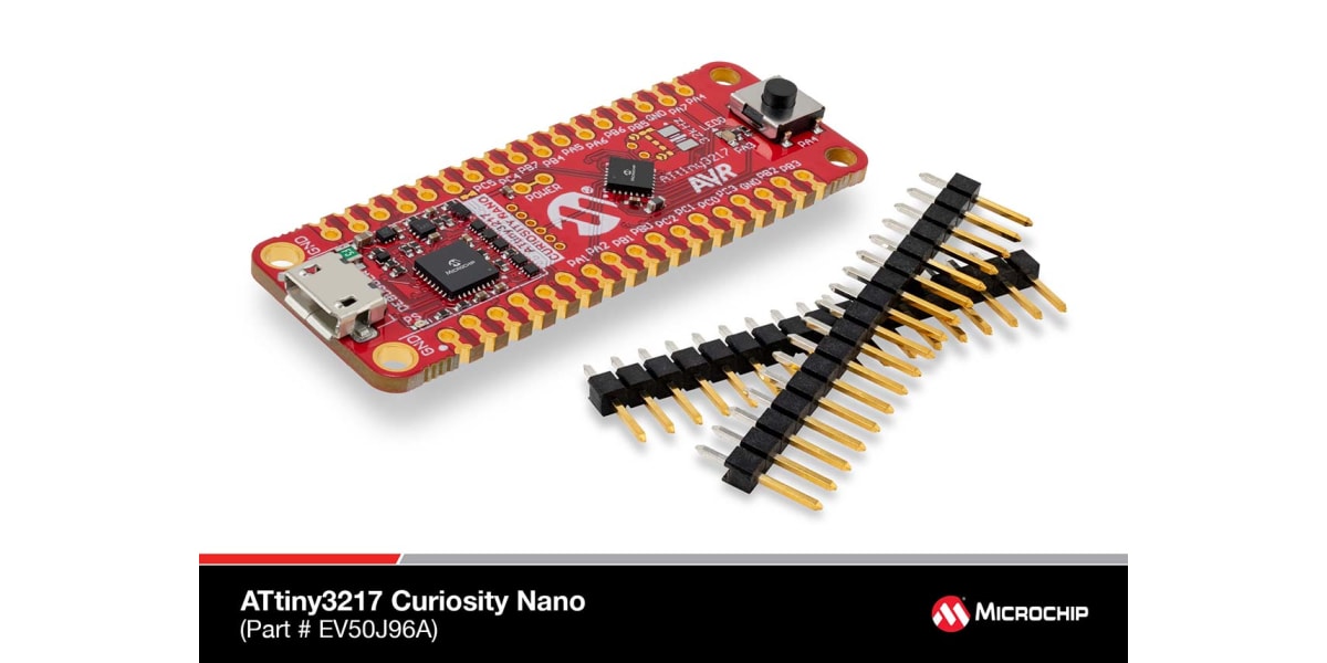 Product image for ATtiny3217 Curiosity Nano Evaluation Kit