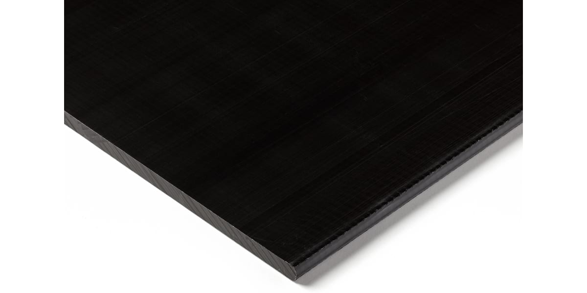 Product image for Black acetal sheet stock,500x300x6mm