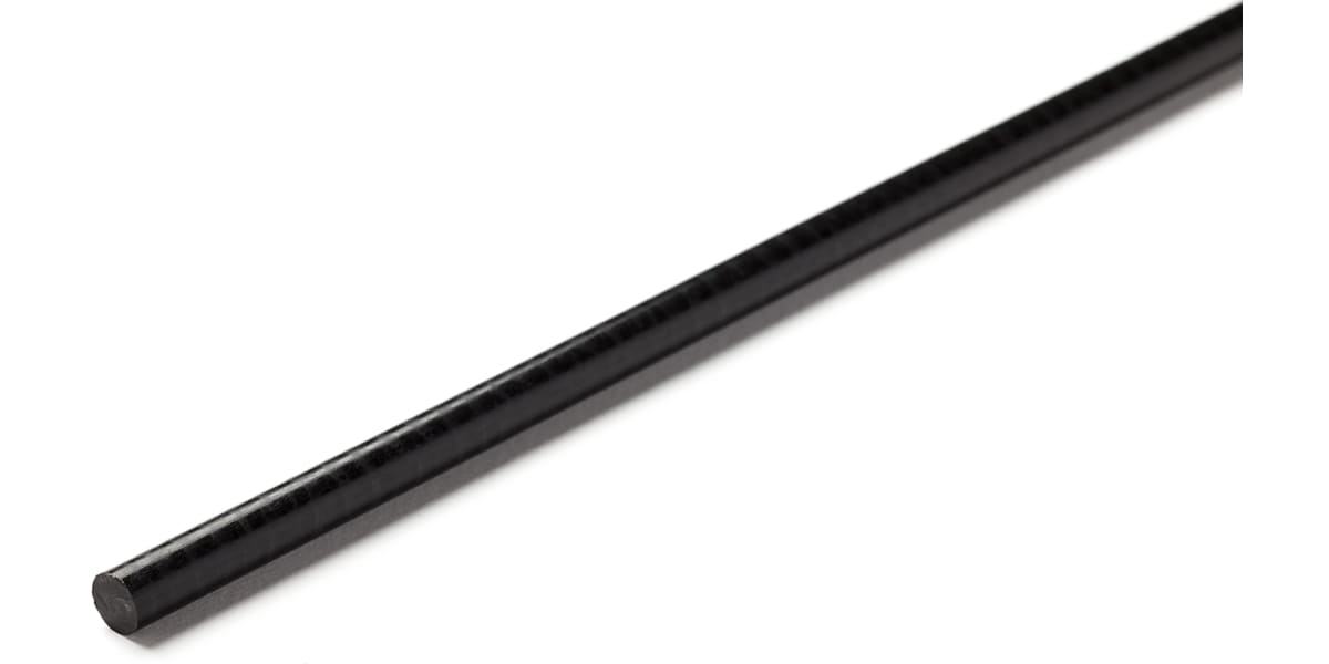 Product image for RS PRO Black Acetal Rod, 1m x 36mm Diameter