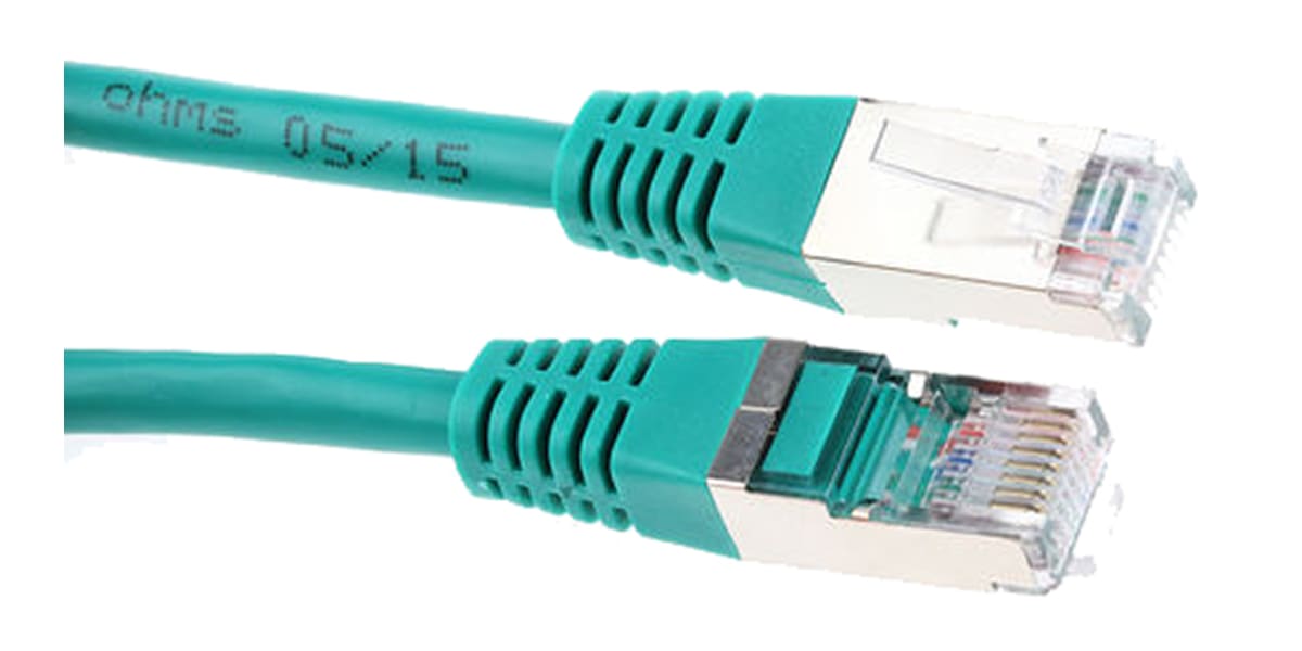 Product image for RJ45 GREEN PATCH LEADS UTP