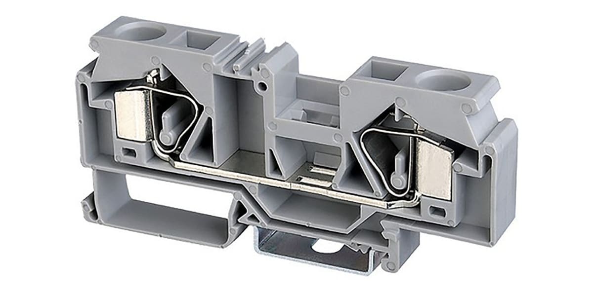 Product image for DIN RAIL 2 LEADS 4MM2