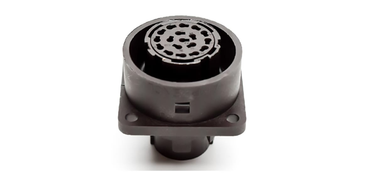 Product image for C16-3 17P+E chassis mount socket,6A