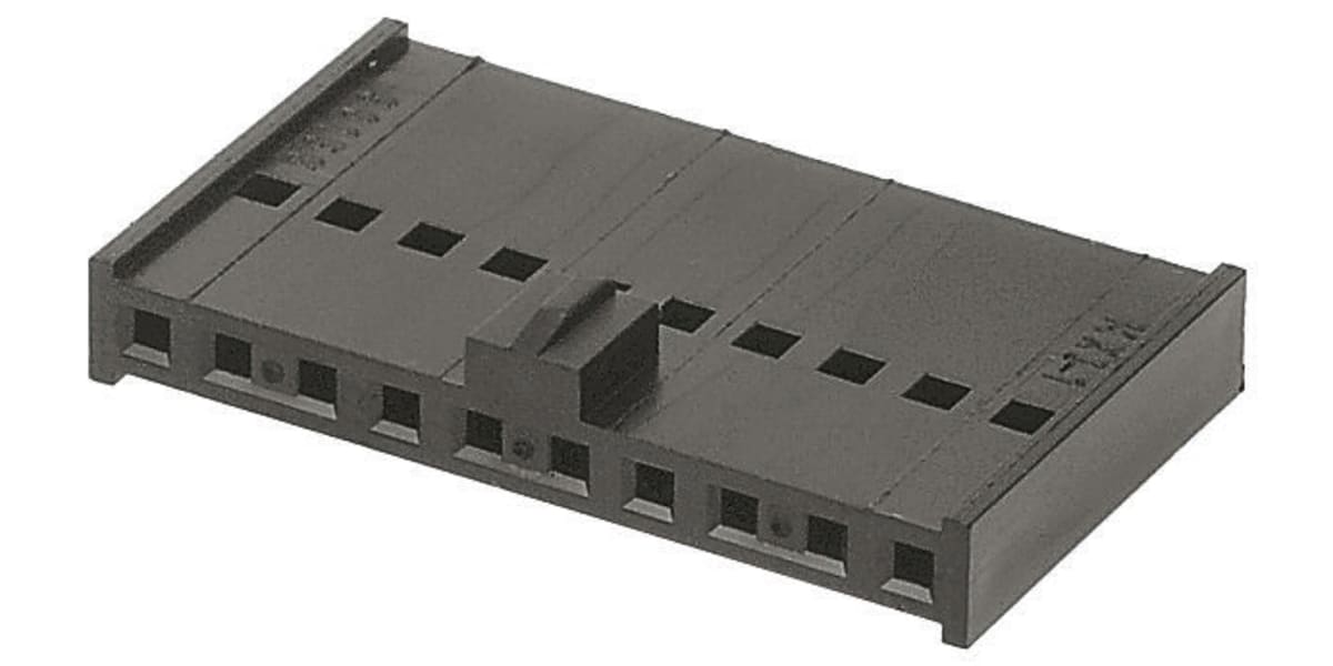 Product image for Molex, C-Grid III Female Connector Housing, 2.54mm Pitch, 20 Way, 1 Row