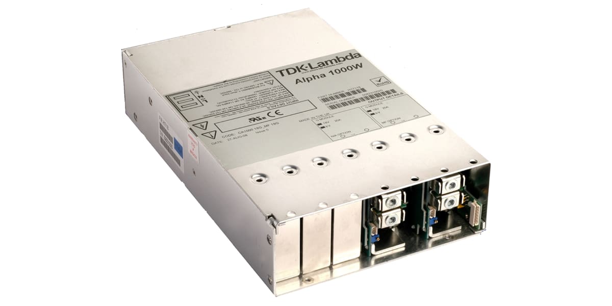 Product image for TDK-Lambda, 1kW Embedded Switch Mode Power Supply SMPS, 24V dc, Enclosed