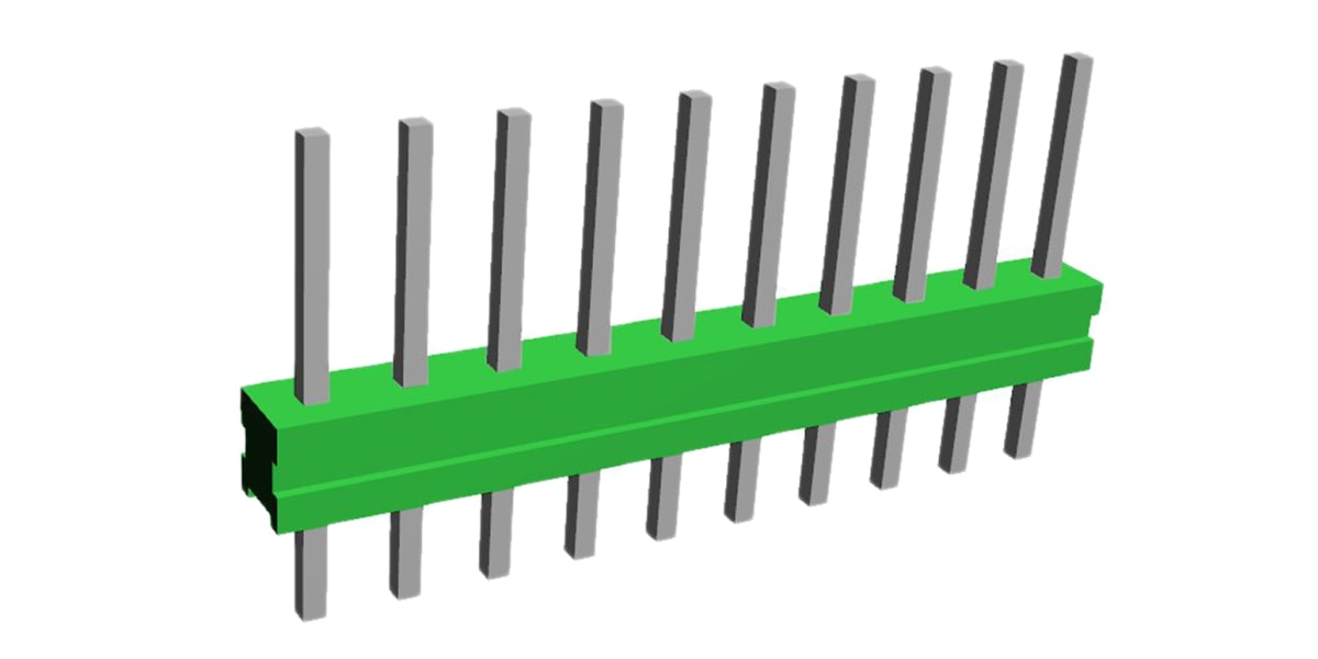 Product image for AMP MODU 2-ECONOMY  PCB HEADER 10W