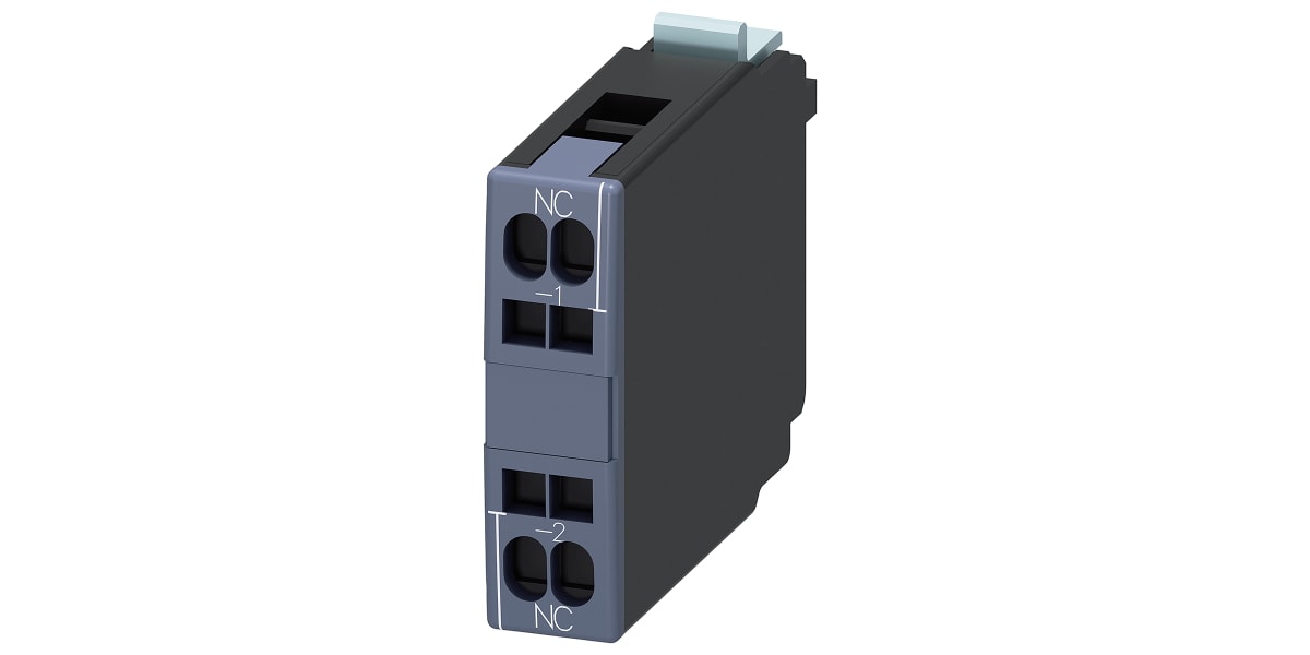 Product image for AUX. CONTACT BLOCK WITH 1 X N/C.