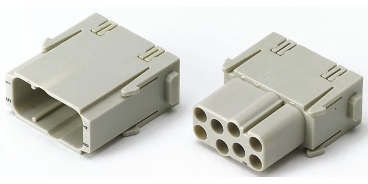 Product image for Han(R) EE HD male connector mod,16A 400V