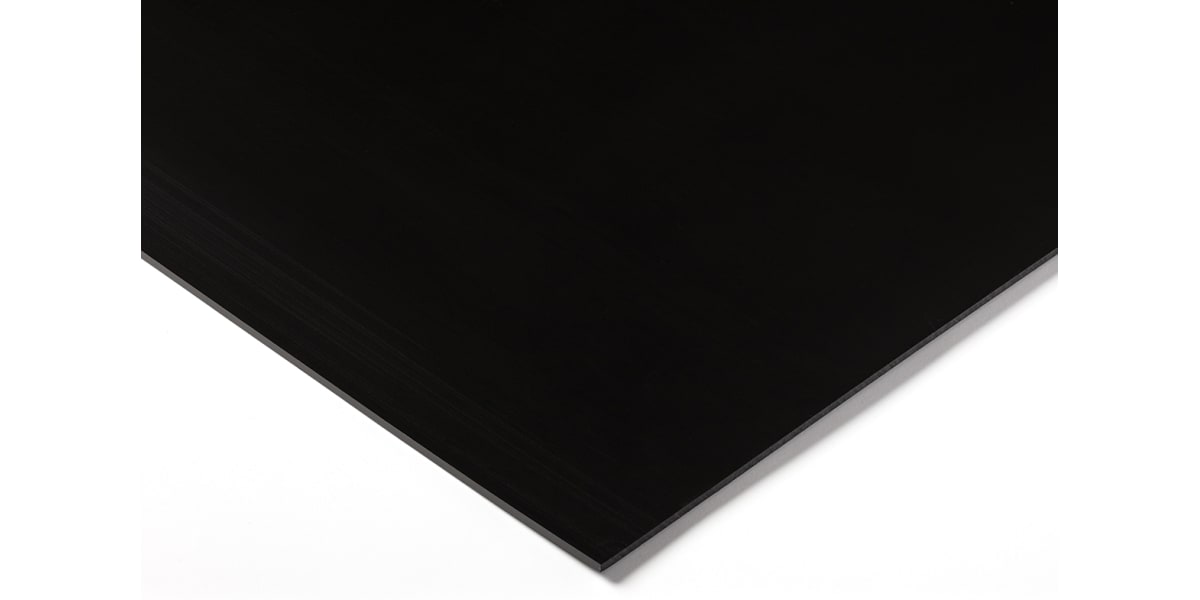 Product image for Black polyethylene sheet,500x500x20mm