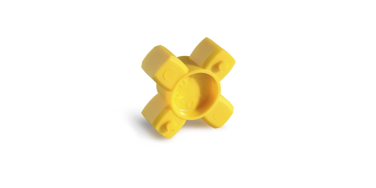 Product image for Ruland Jaw Coupling Spider JD16/25-92Y, For Use With 25 mm Hubs, 92Shore A