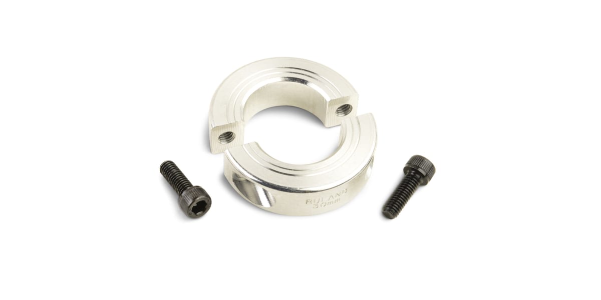 Product image for ALUMINIUM 2 PIECE CLAMP COLLAR,25MM BORE