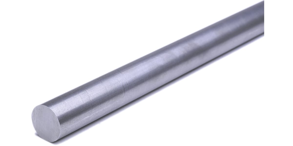 Product image for Silver steel rod stock,1m L 6mm dia