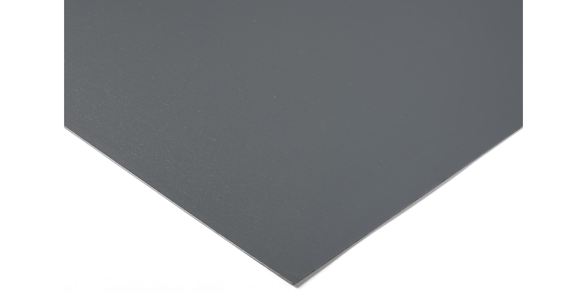 Product image for Grey PVC sheet stock,1000x500x12mm