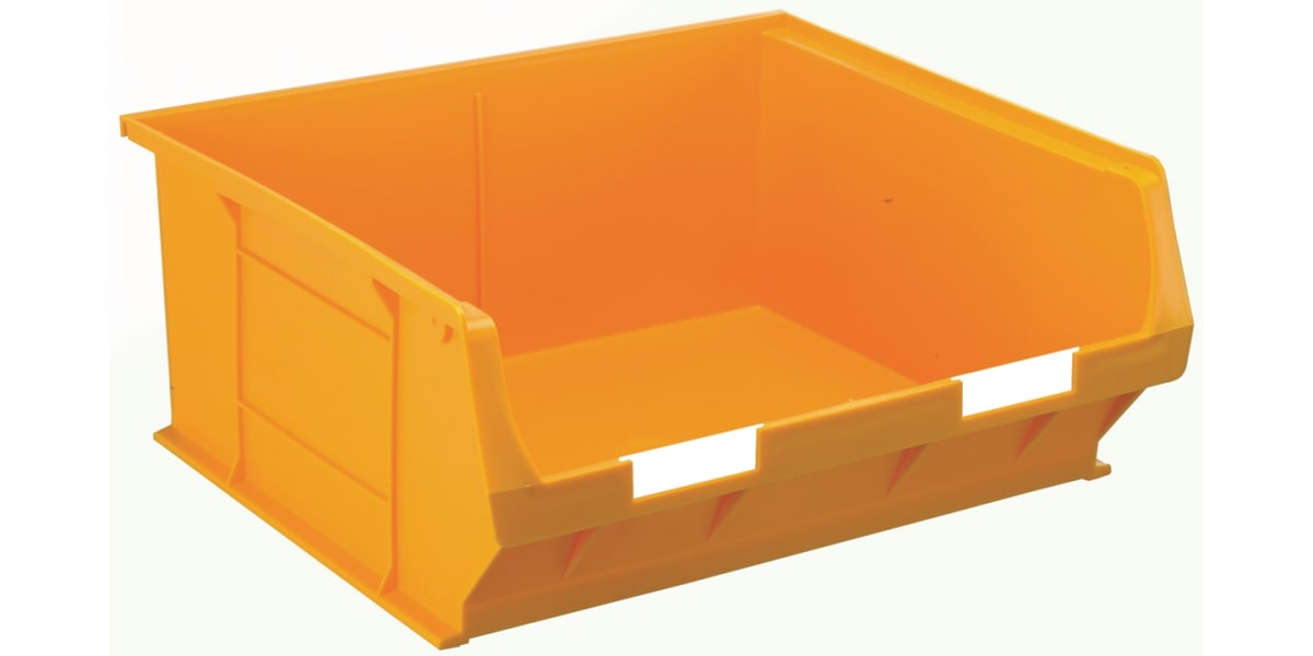 Product image for Yel polyprop storage bin,419x376x180mm