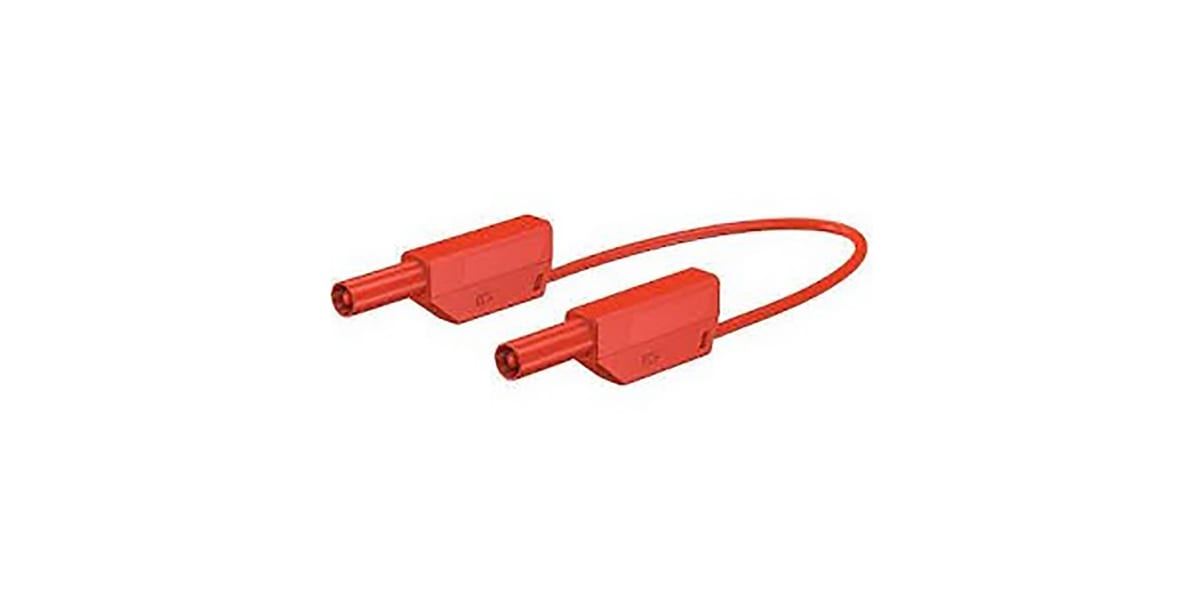 Product image for 4MM LEAD, 15A RED