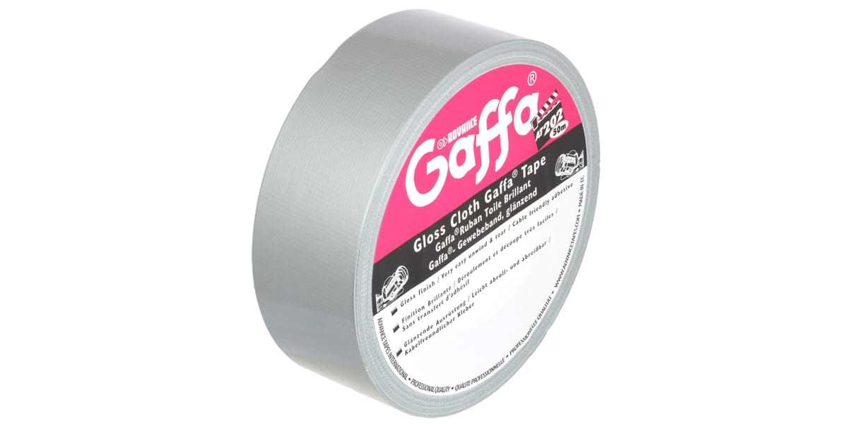 Product image for GLOSS CLOTH TAPE GAFFA SILVER 50M AT202