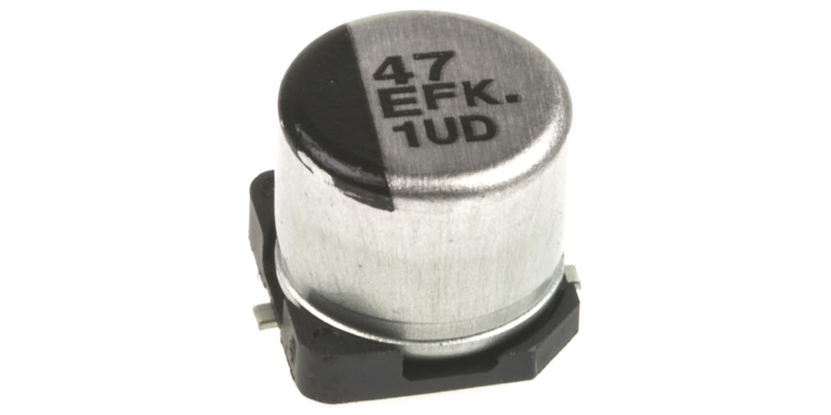 Product image for Ecap 47uF 25V E case