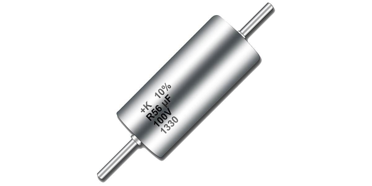 Product image for T110 AXIAL TANTALUM CAPACITOR,100UF,20V