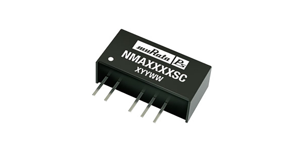 Product image for NMA0512SC unregulated DC-DC,+/-12V 1W