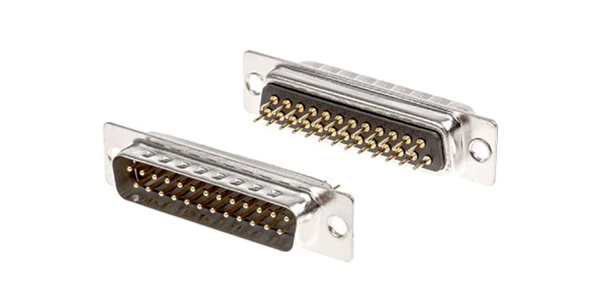 Product image for 25W DSUB PCB STRAIGHT PLUG