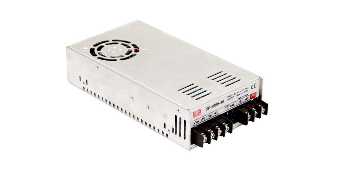 Product image for DC-DC converter, 19-72Vin, 48Vdc 10.5A