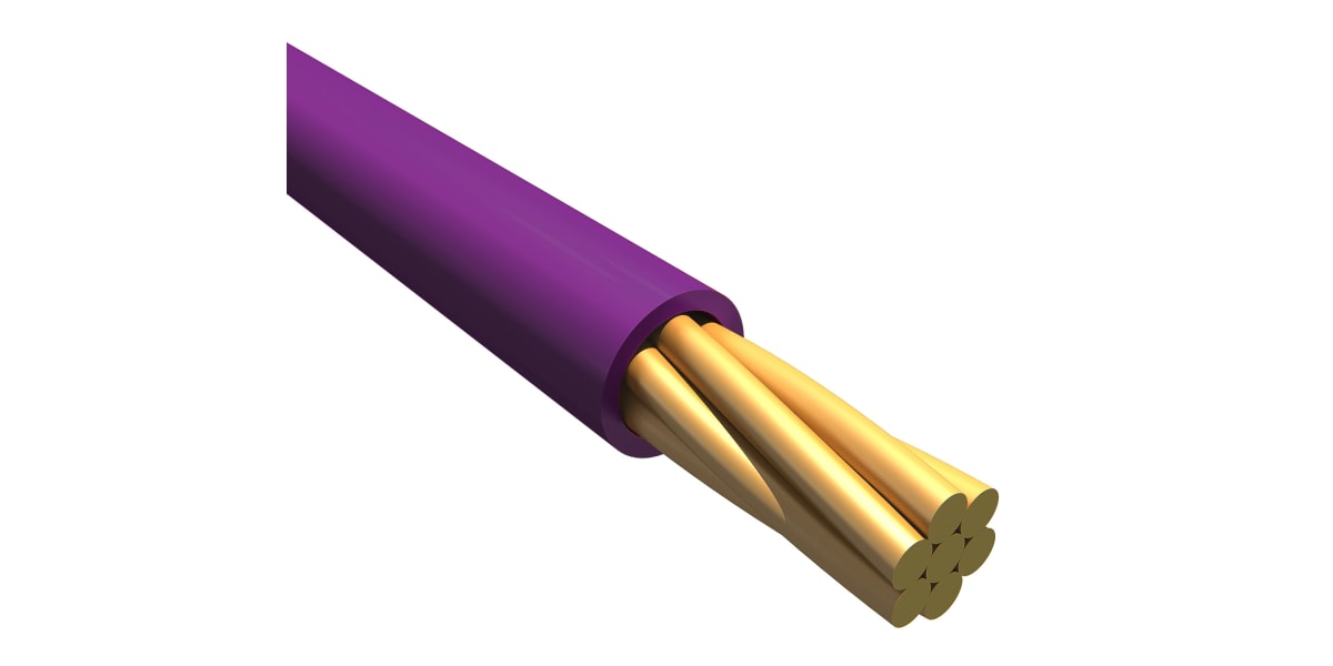 Product image for EcoWire 28AWG 600V UL11028 Violet 30m