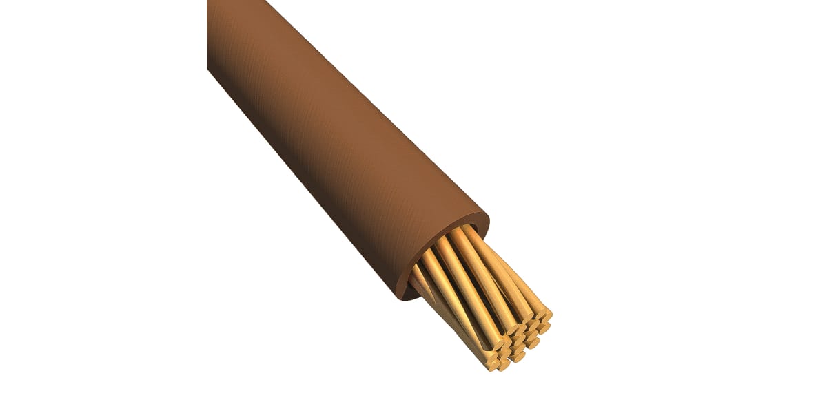 Product image for ECOWIRE 14AWG 600V UL11028 BROWN 30M