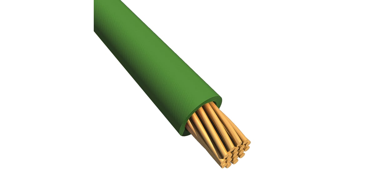 Product image for EcoWire 12AWG 600V UL11028 Green 30m