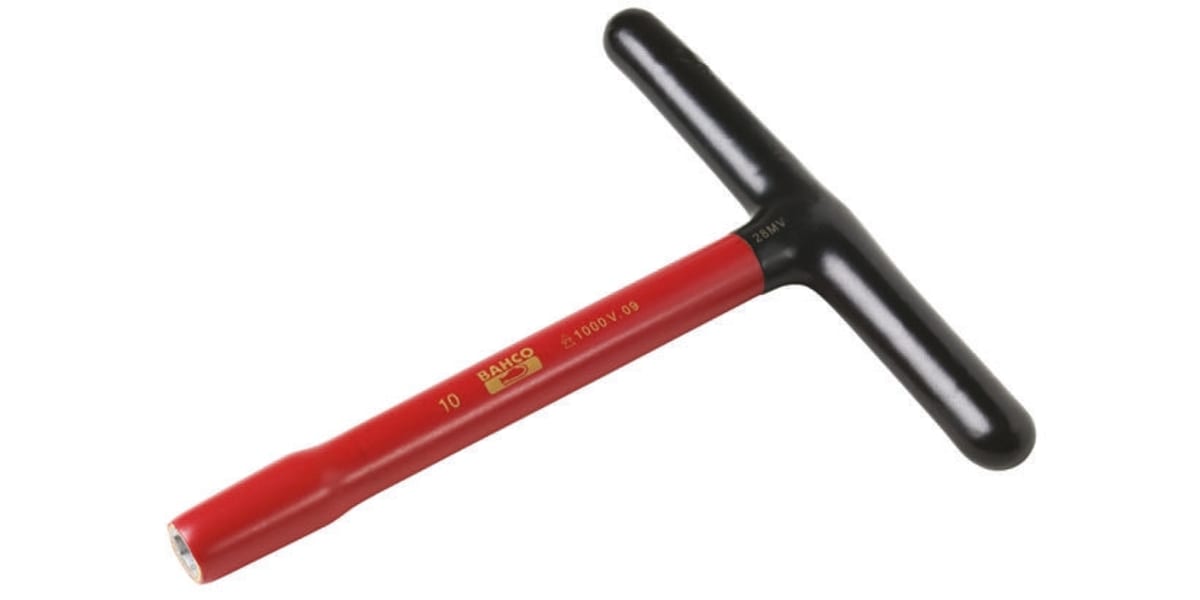 Product image for Bahco 13 mm Socket Wrench, Hex Drive With T-Handle Handle