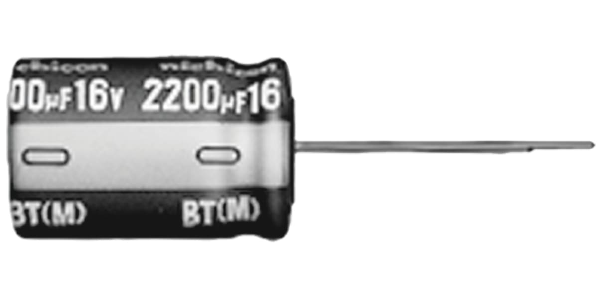 Product image for AL CAP RADIAL BT SERIES 25V 2200UF