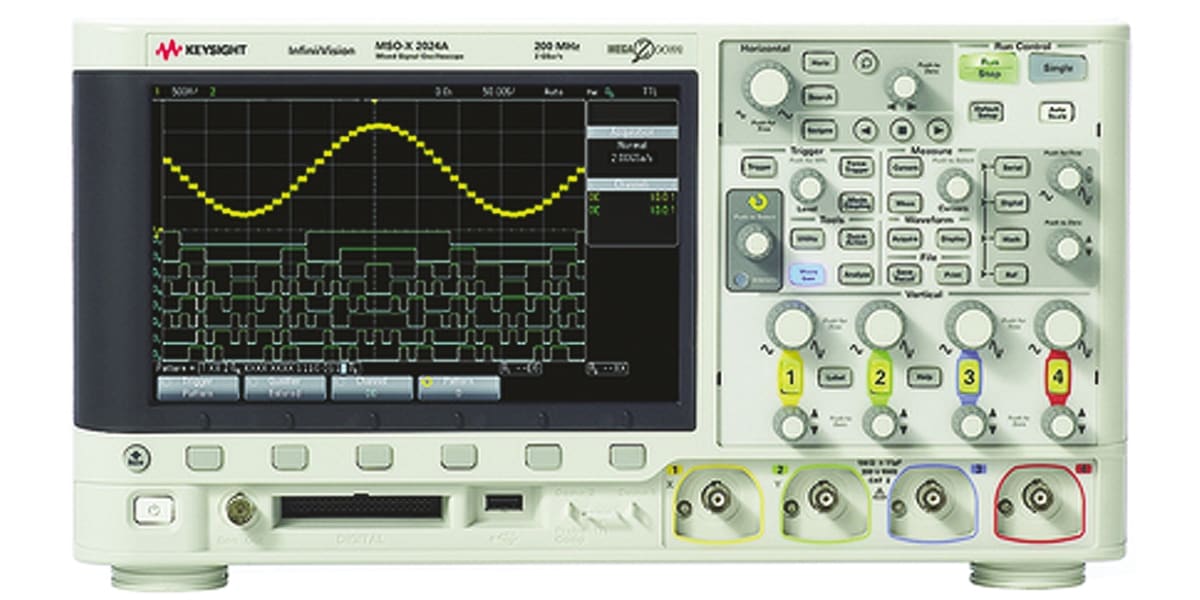 Product image for Keysight Technologies DSOX2012A Bench Digital Storage Oscilloscope, 100MHz, 2 Channels