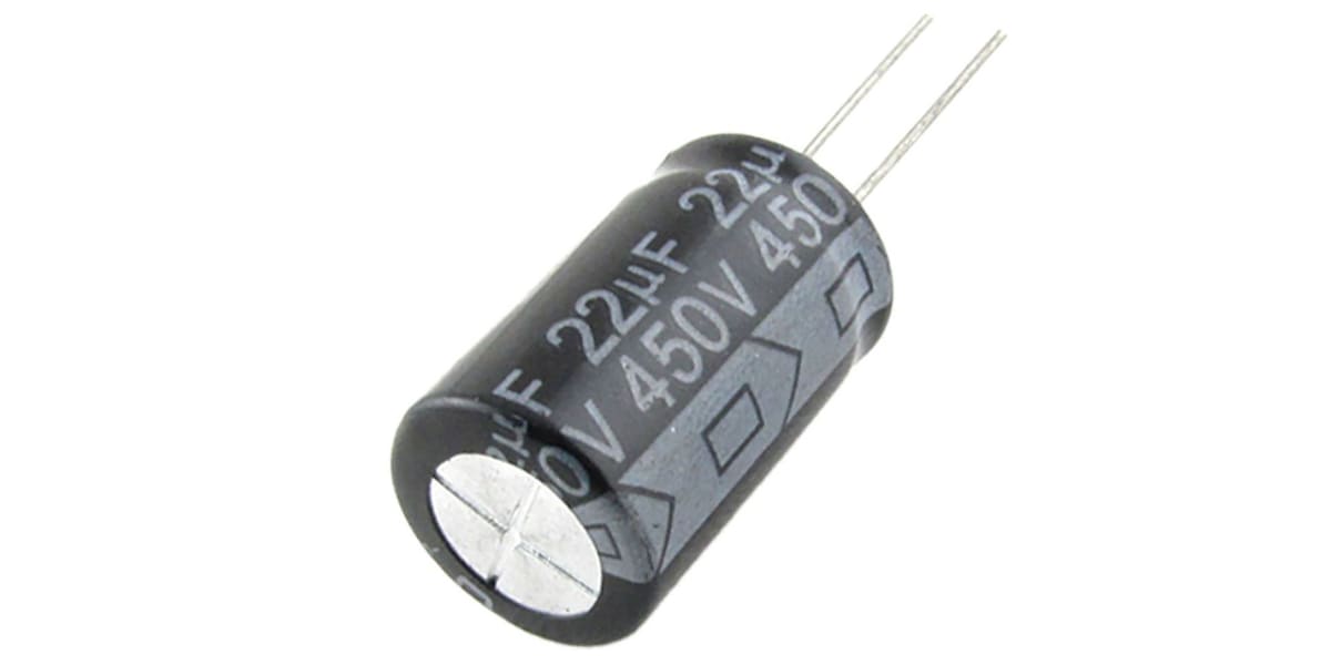 Product image for CAPACITOR AL 105DEG 22UF 450V 16X20