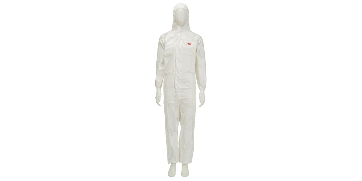 Product image for 3M 4545 White Protective Coverall, XXL