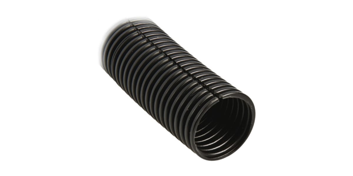 Black Plastic PP Corrugated Hose Conduit Insulation Wire Harness Casing  Protective cable line Threading Hose