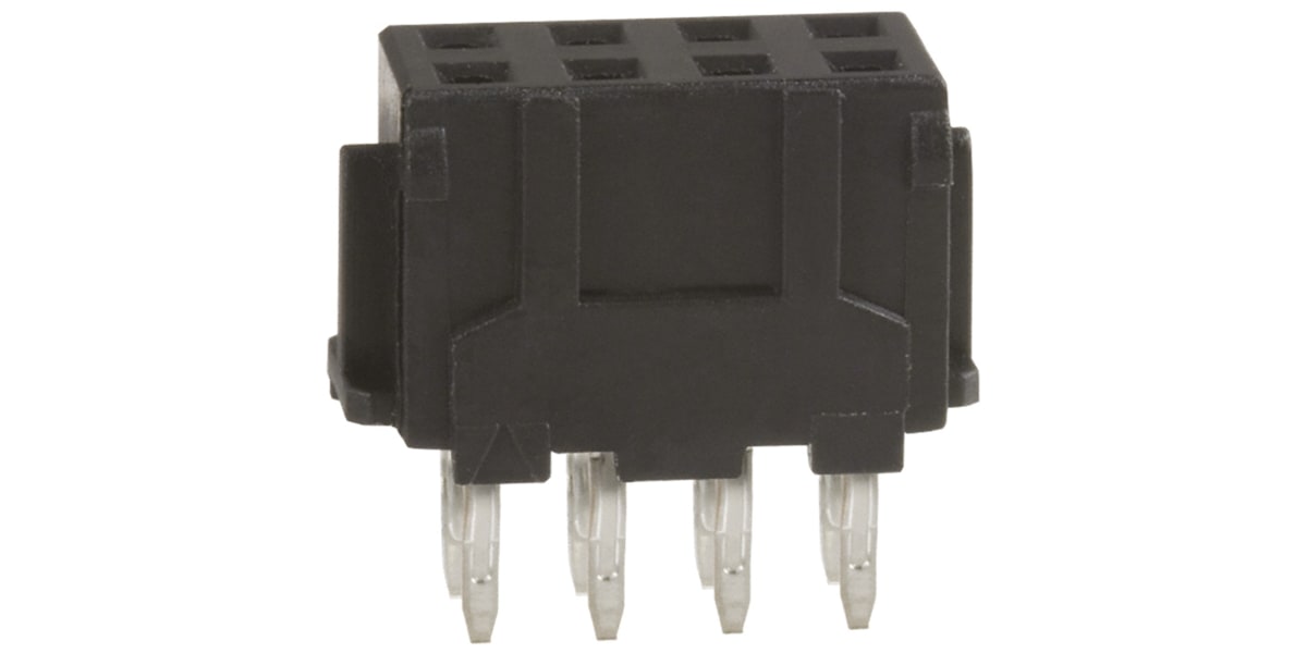 Product image for CONNECTOR,DOUBLE ROW,SOCKET,2MM,8 WAY