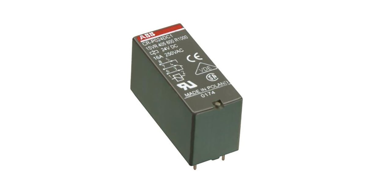 Product image for PLUGGABLE RELAY 230VAC 3C/O WITH LED